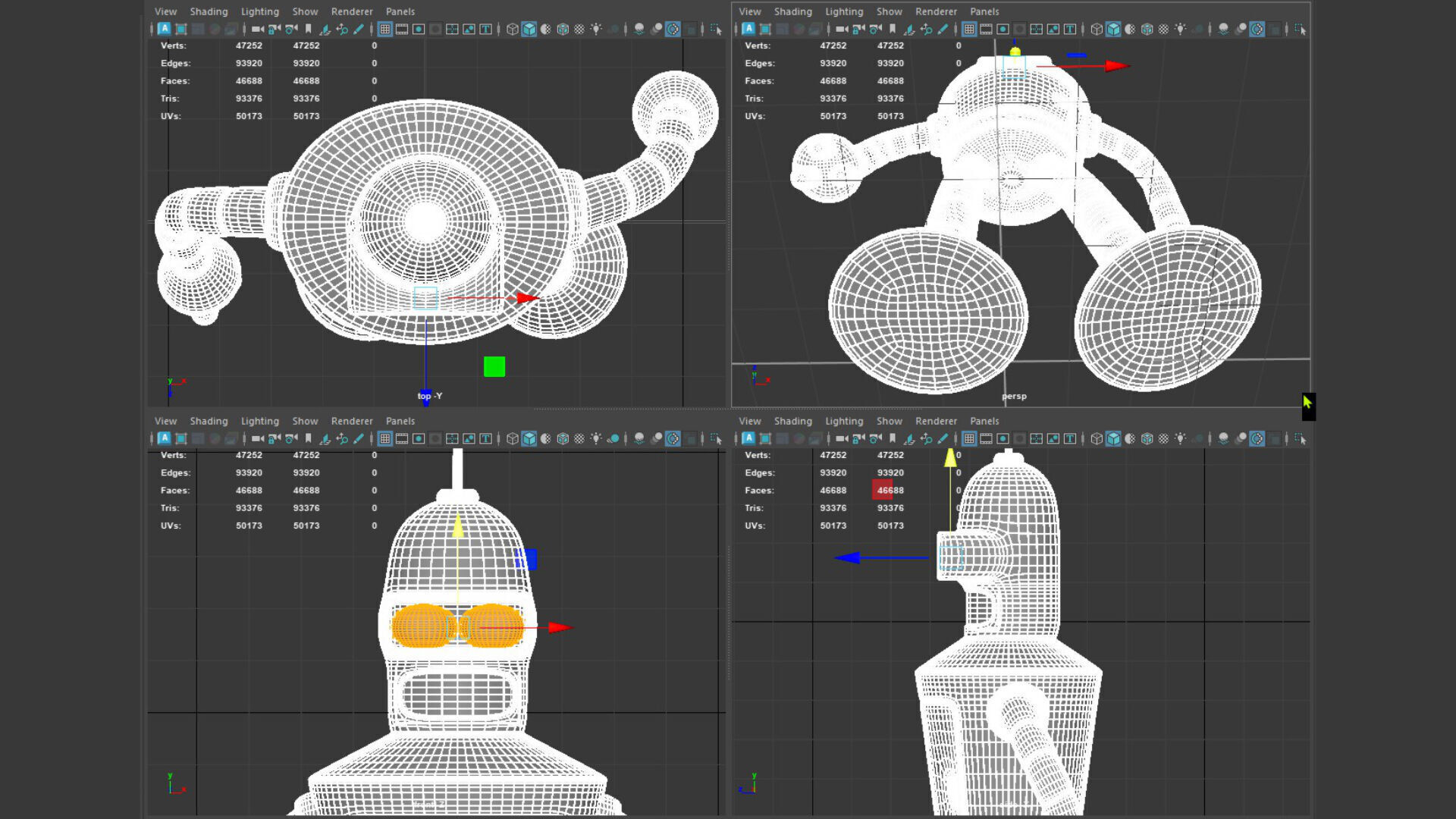 Bender 3D model_2