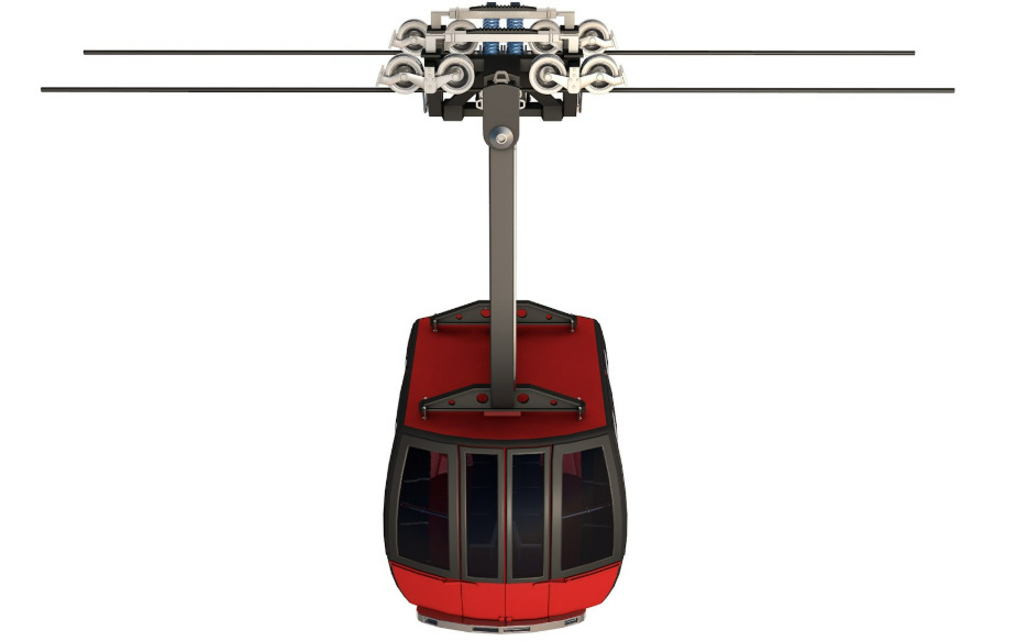 Cableway Cabin 3D model_1