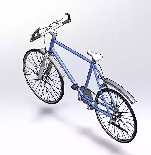 mountain cycling 3D print model