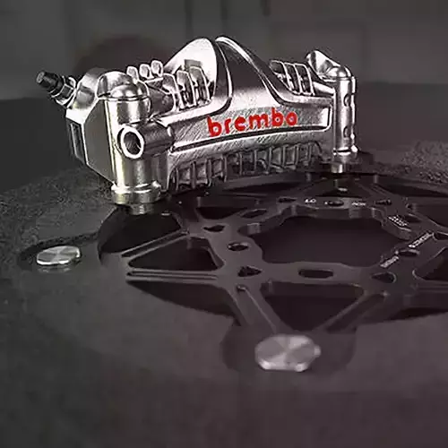 Brembo front Brake caliper Low-poly 3D model 2