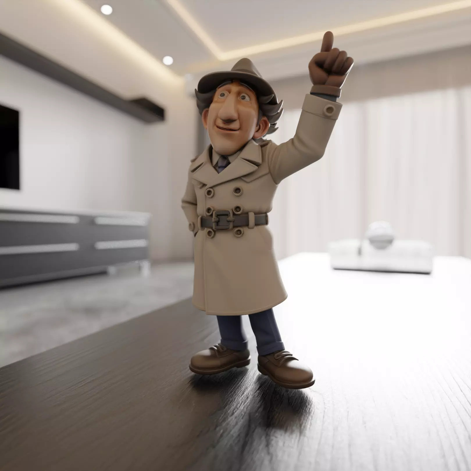 Inspector Gadget 3D print model_0