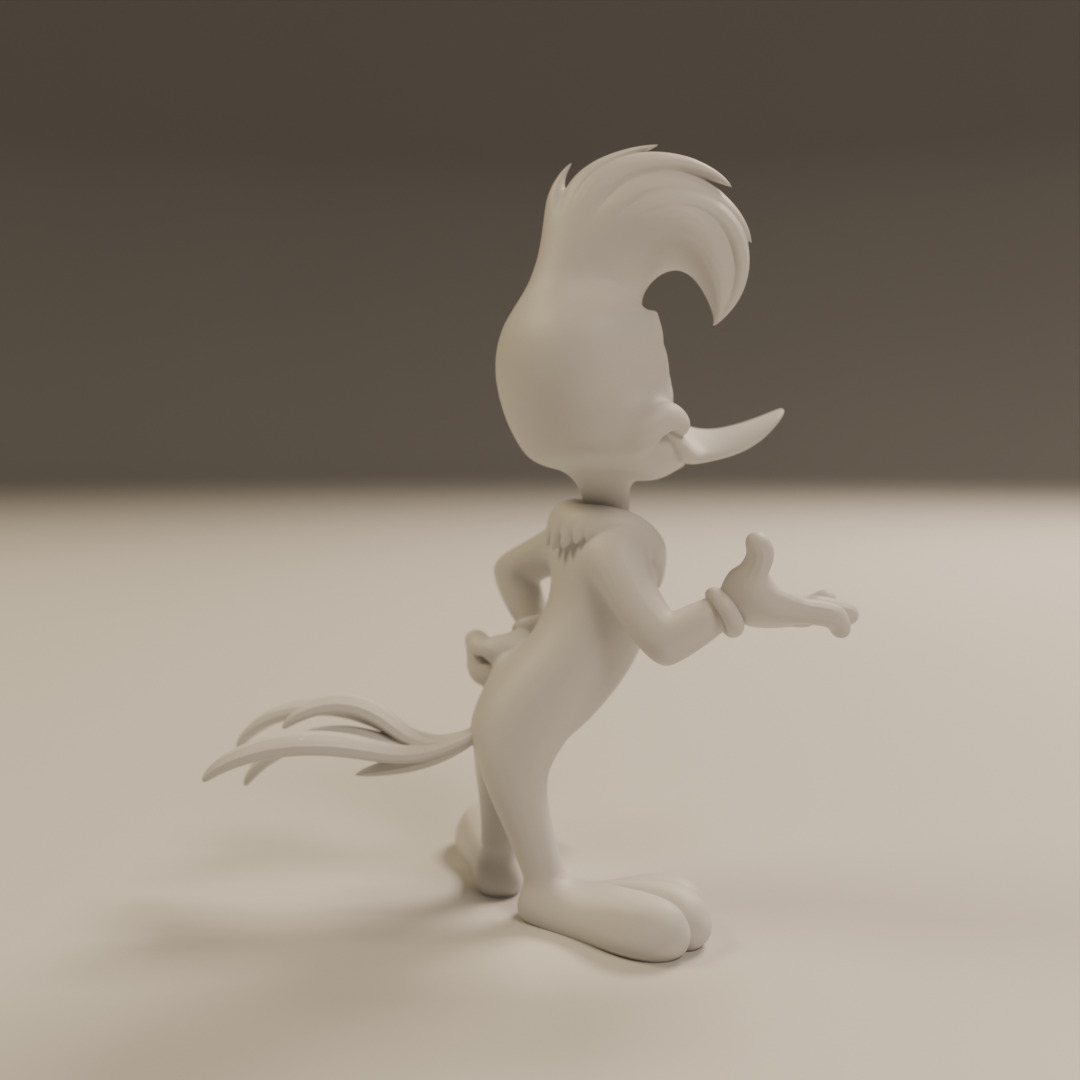 Woody Woodpecker 3D print model_3