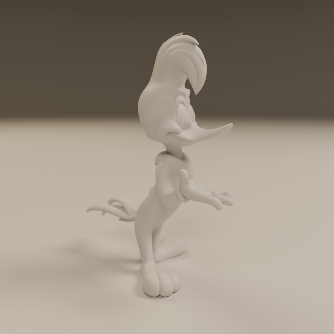 Woody Woodpecker 3D print model_7