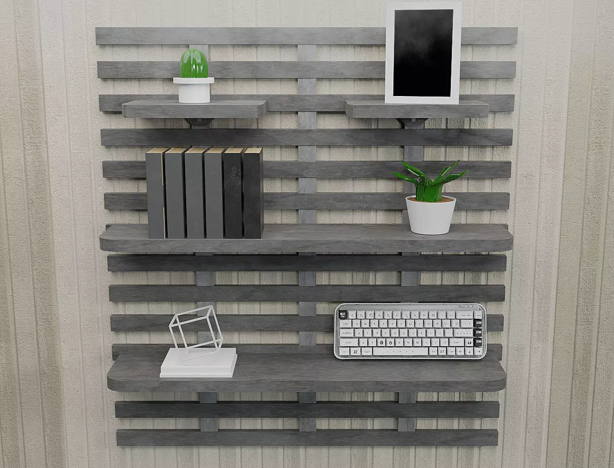 Modern wall Shelves Free 3D model