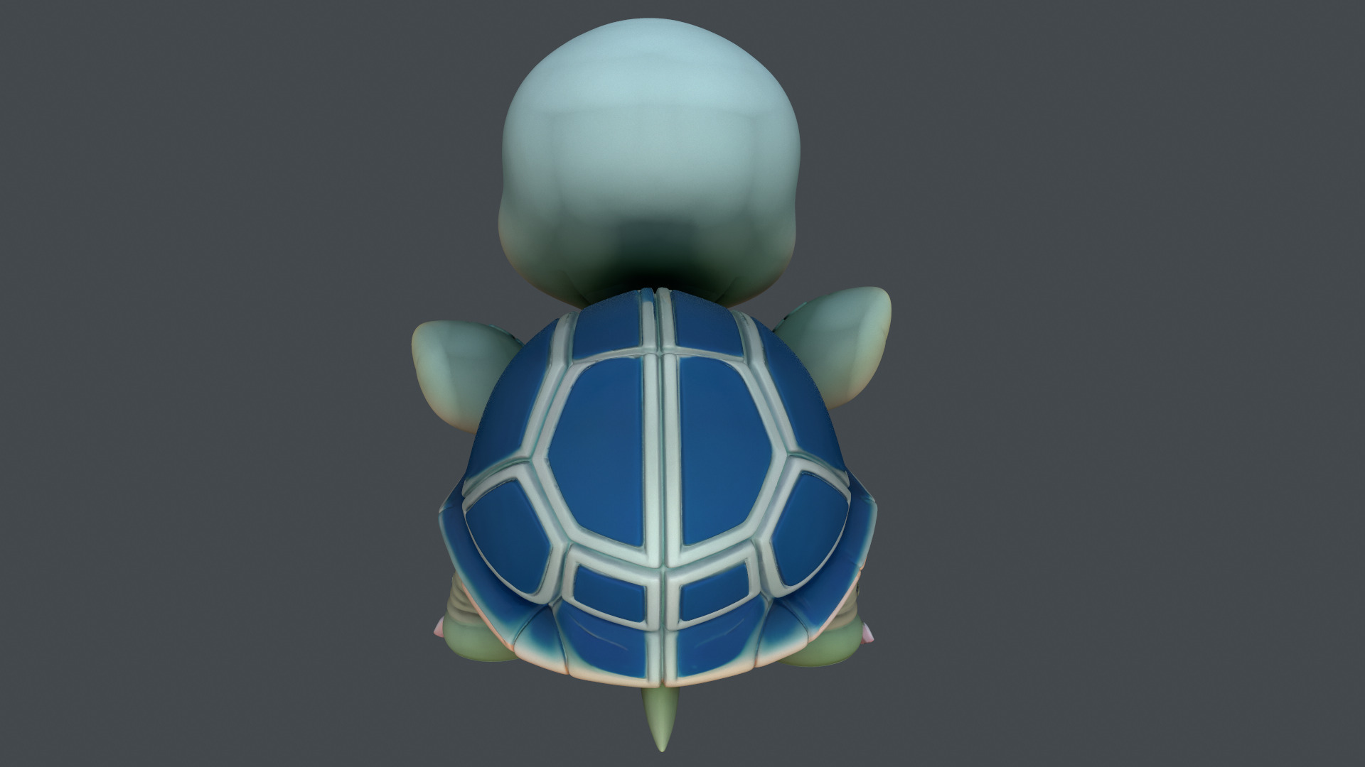 Cute Turtle  3D print model_3