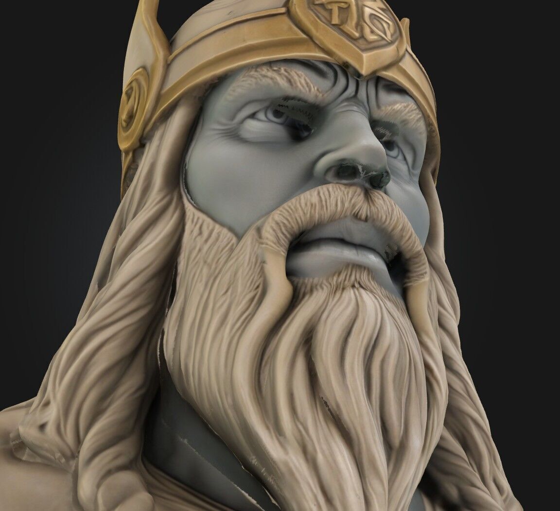 Thor Bust High Quality 3D print model_3