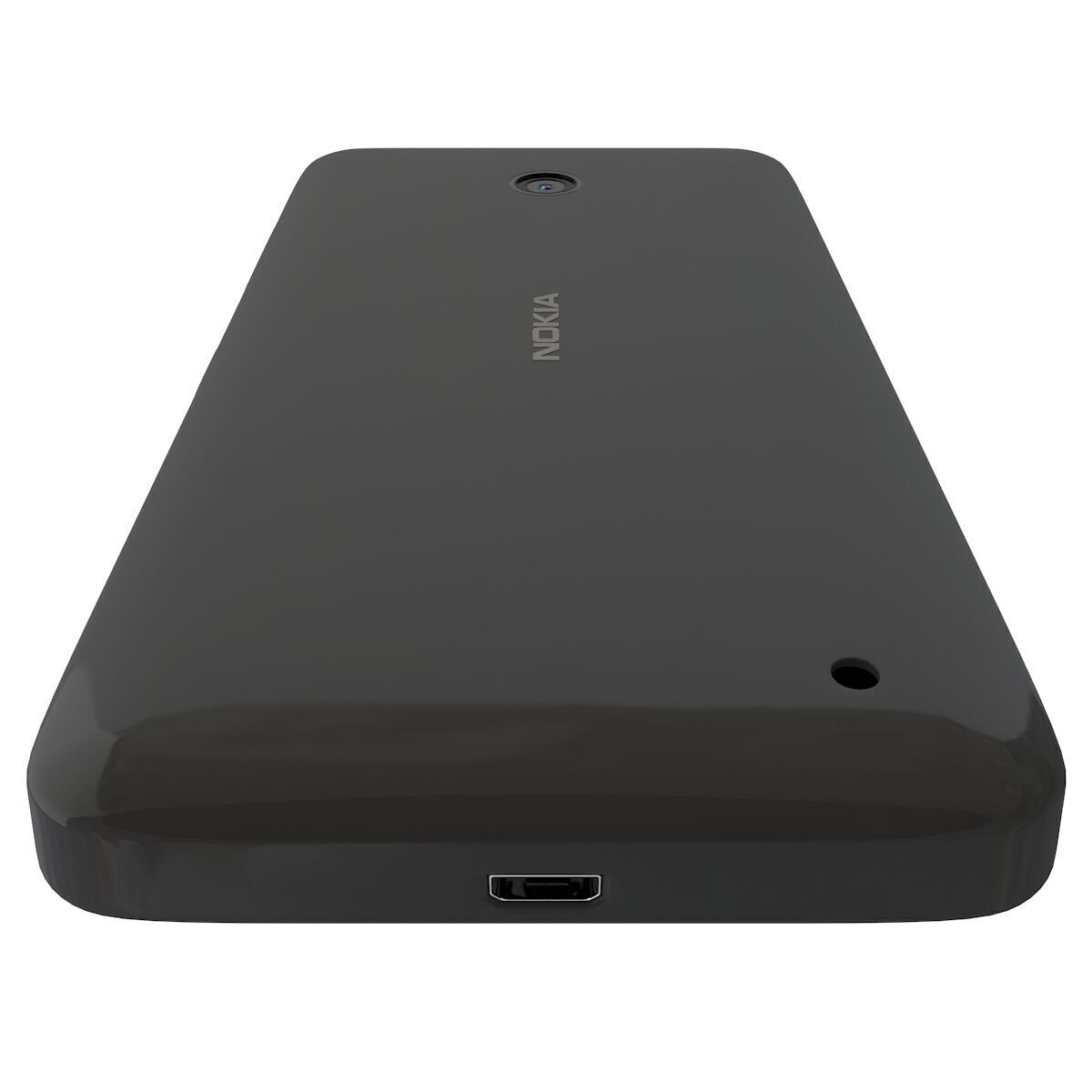 Nokia Lumia 638 Black 3D model_9