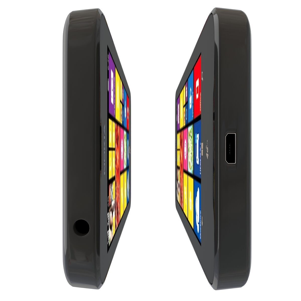 Nokia Lumia 638 Black 3D model_6