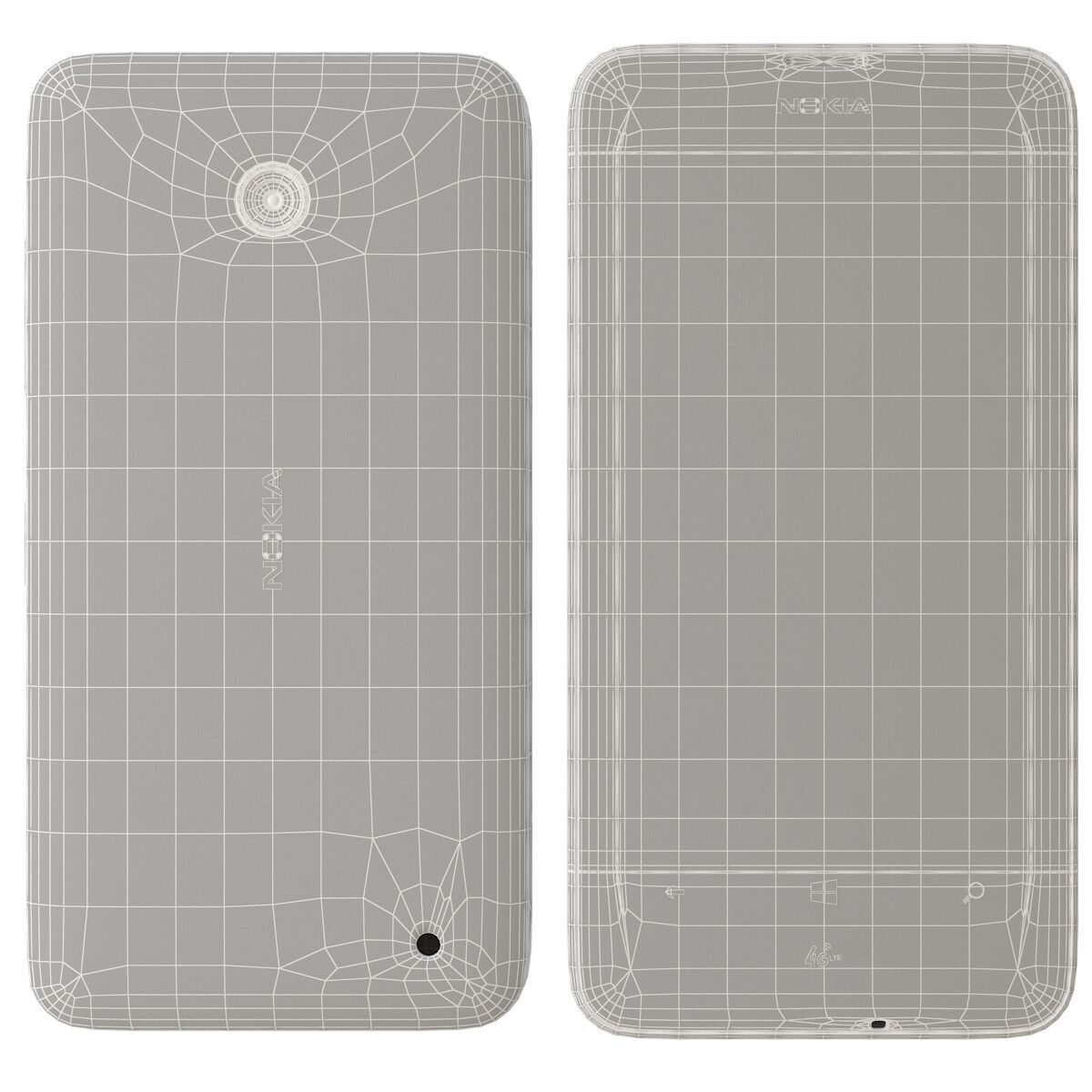 Nokia Lumia 638 Black 3D model_13