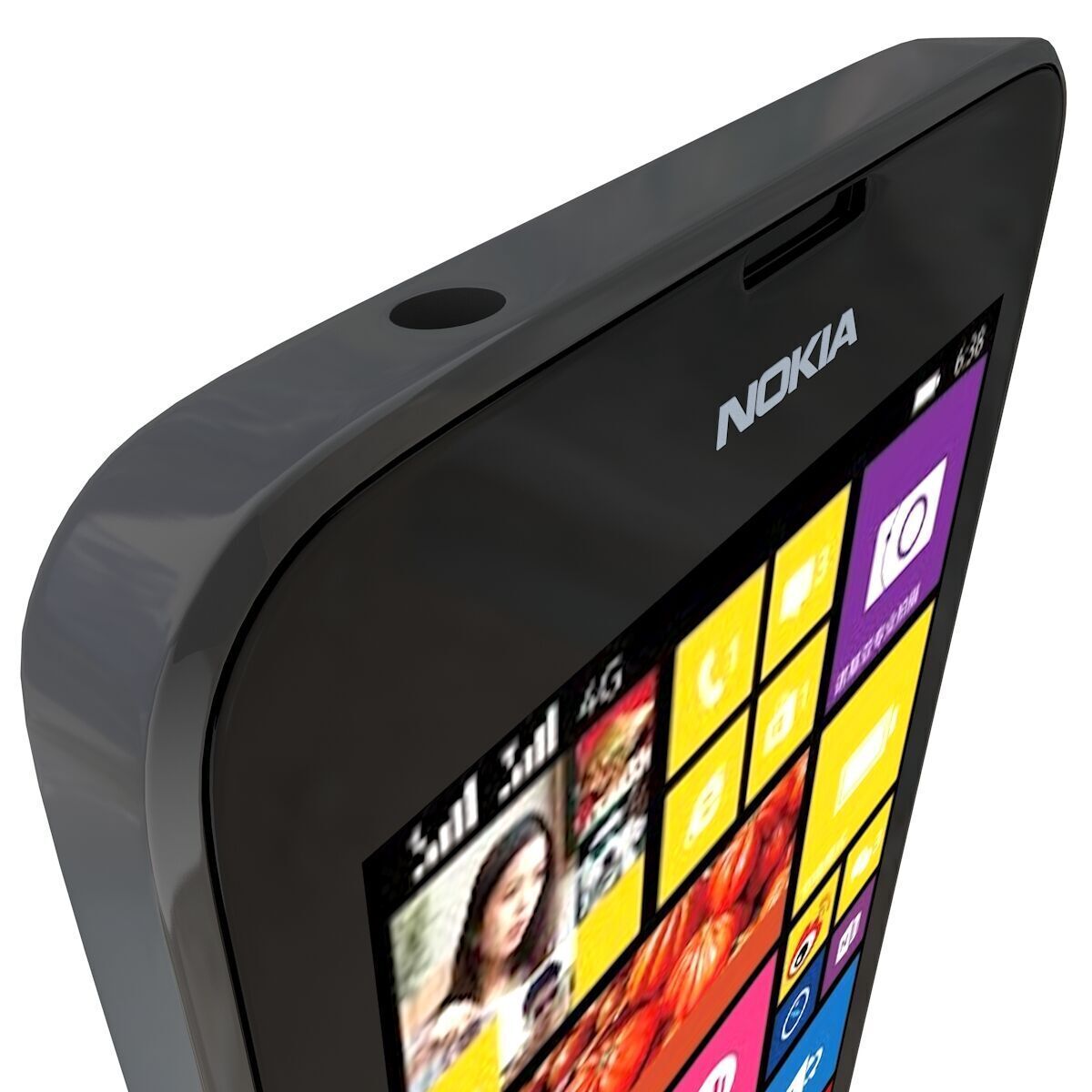 Nokia Lumia 638 Black 3D model_5