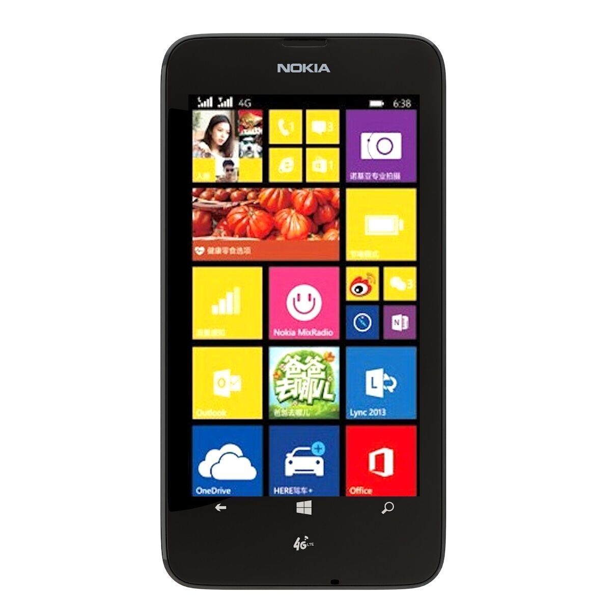 Nokia Lumia 638 Black 3D model_3