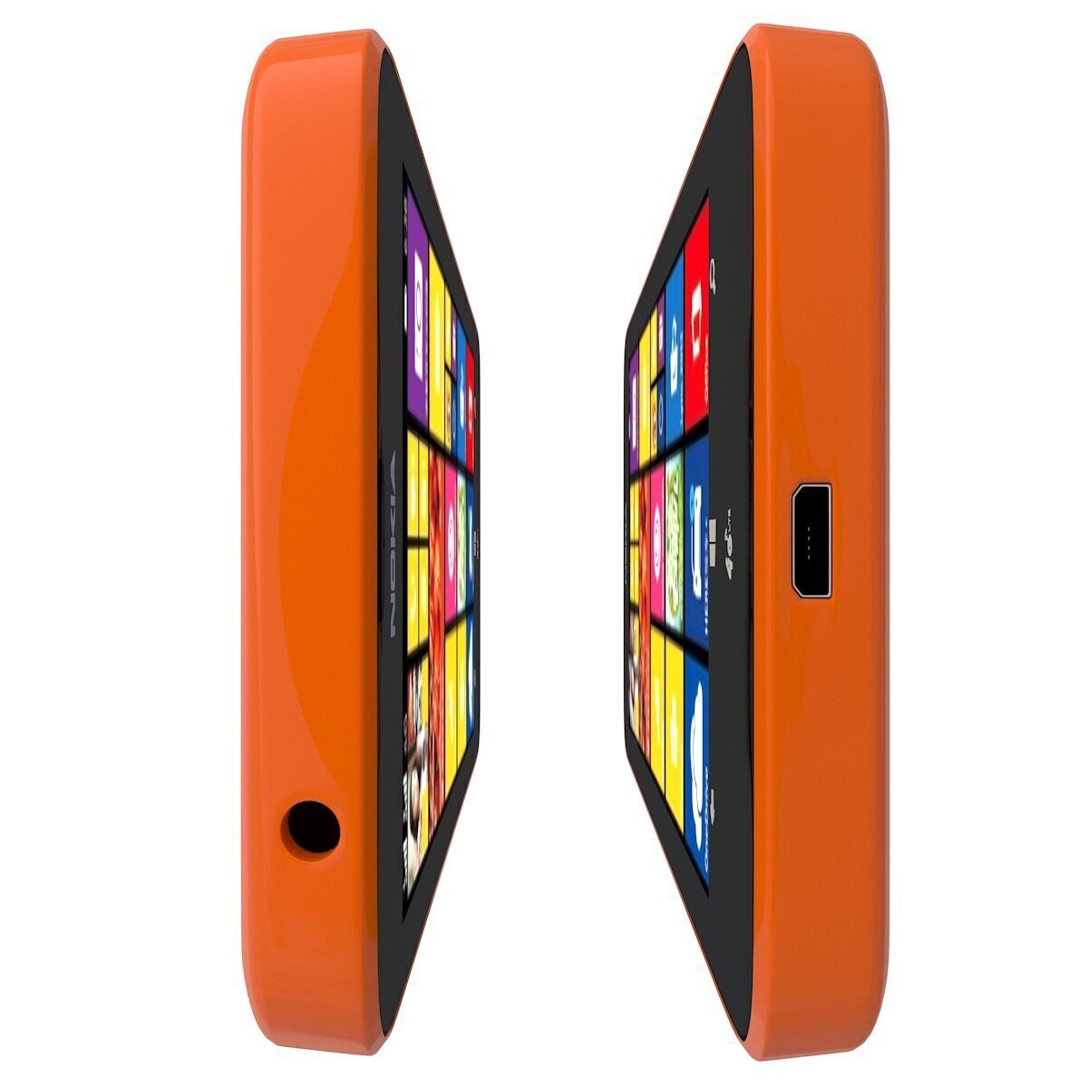 Nokia Lumia 638 Orange 3D model_7