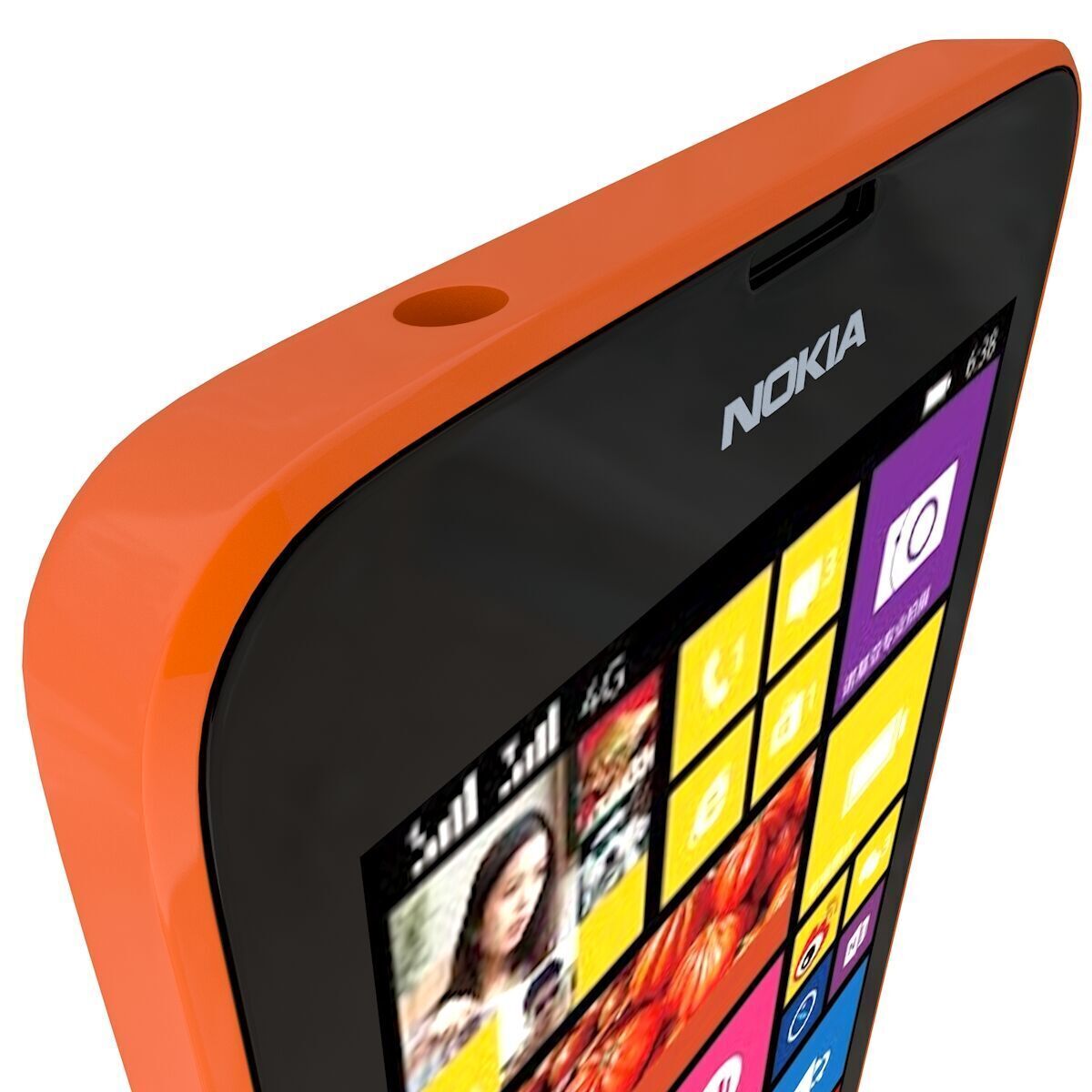 Nokia Lumia 638 Orange 3D model_5