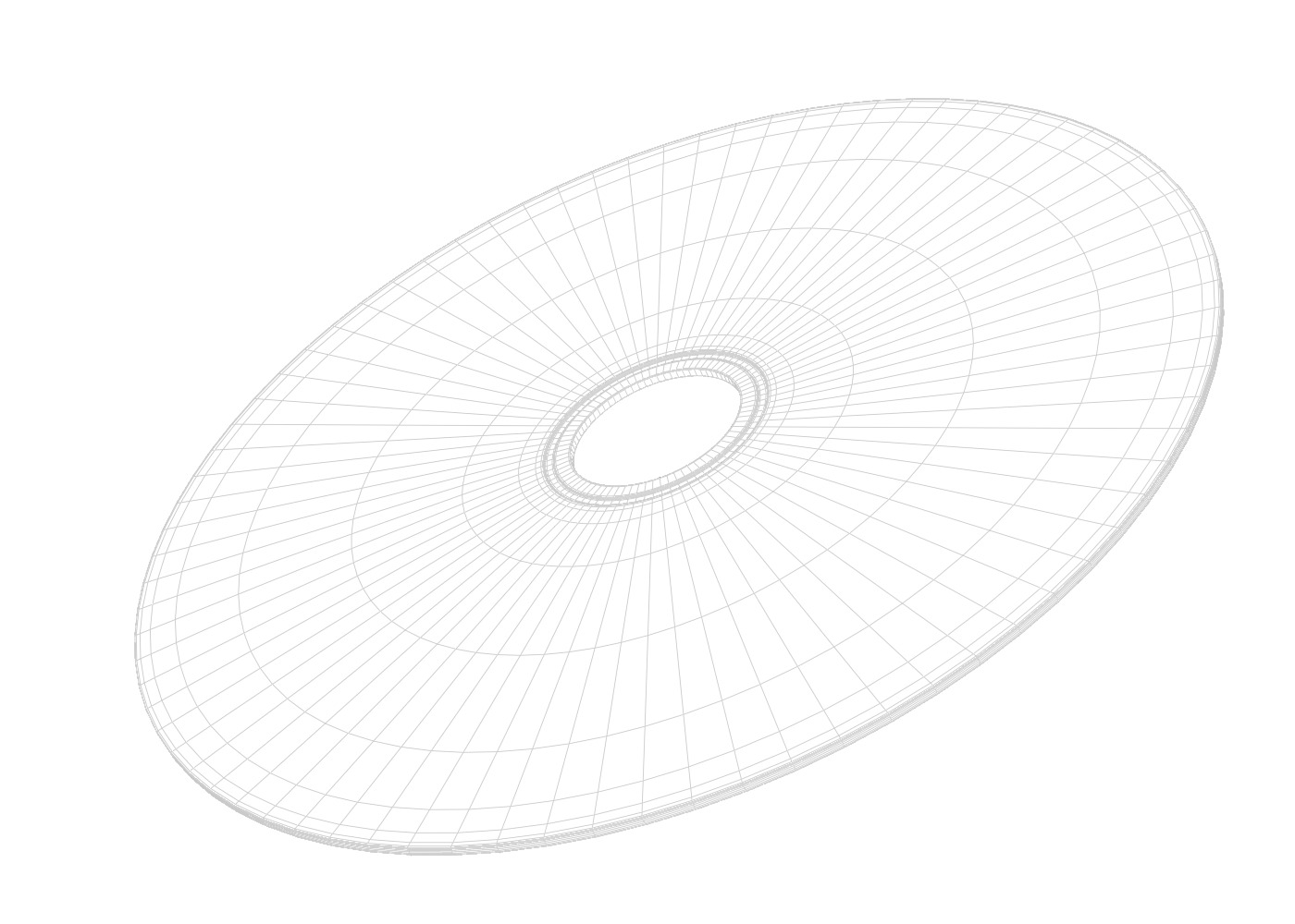 CD Disk Low-poly 3D model_3