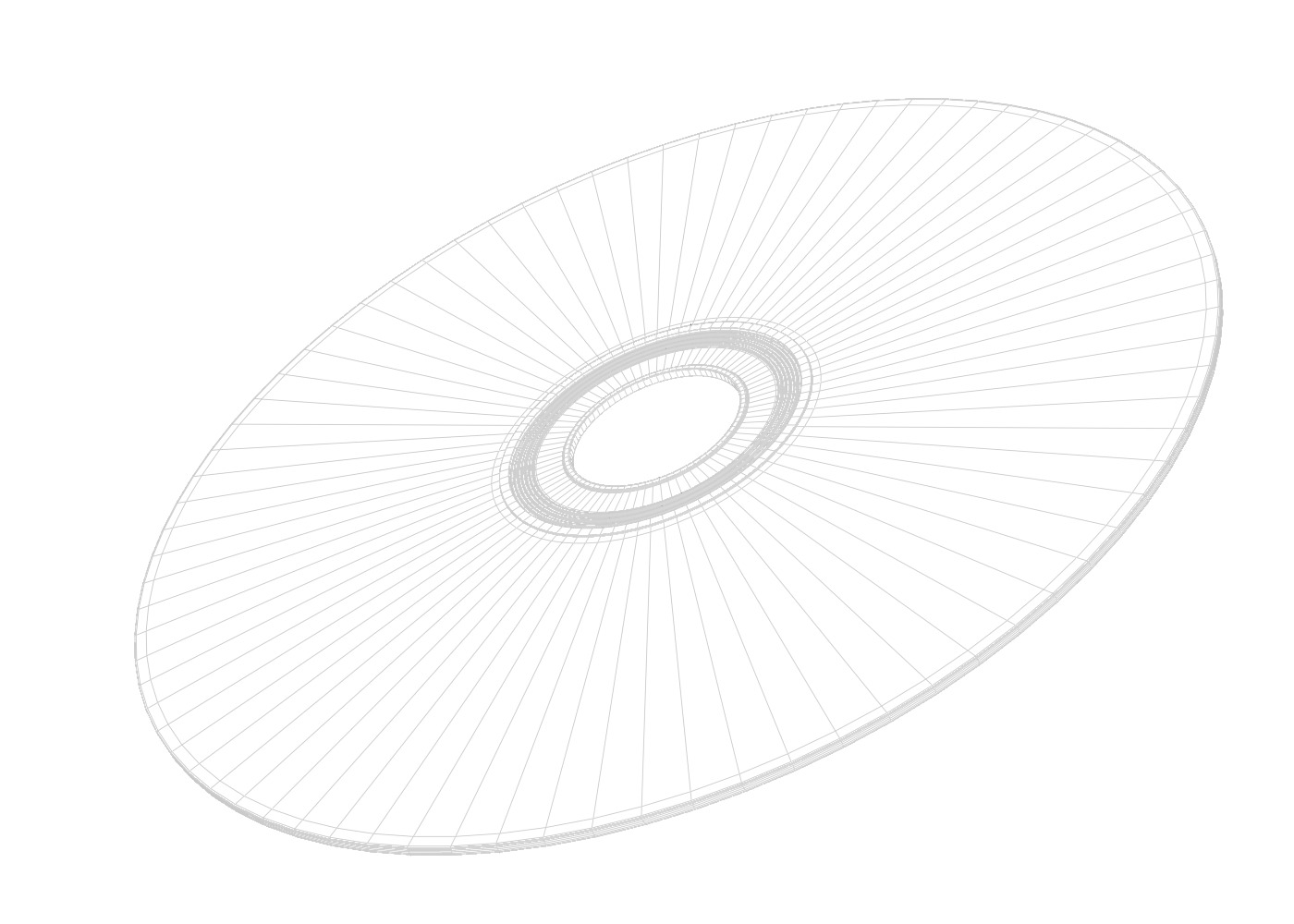 CD Disk Low-poly 3D model_4