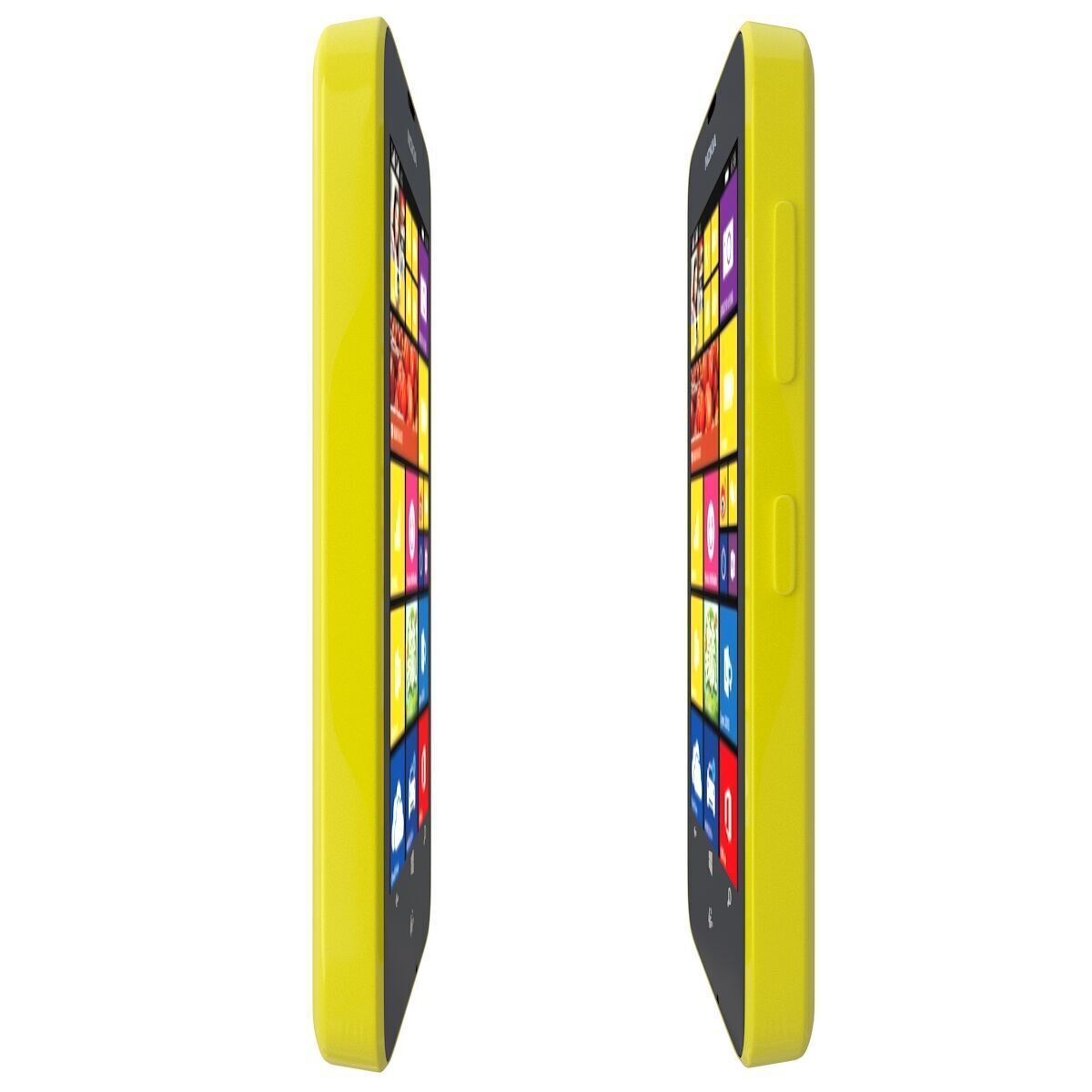 Nokia Lumia 638 Yellow 3D model_5