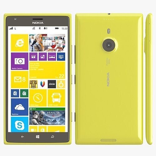Nokia Lumia 1520 Yellow 3D model