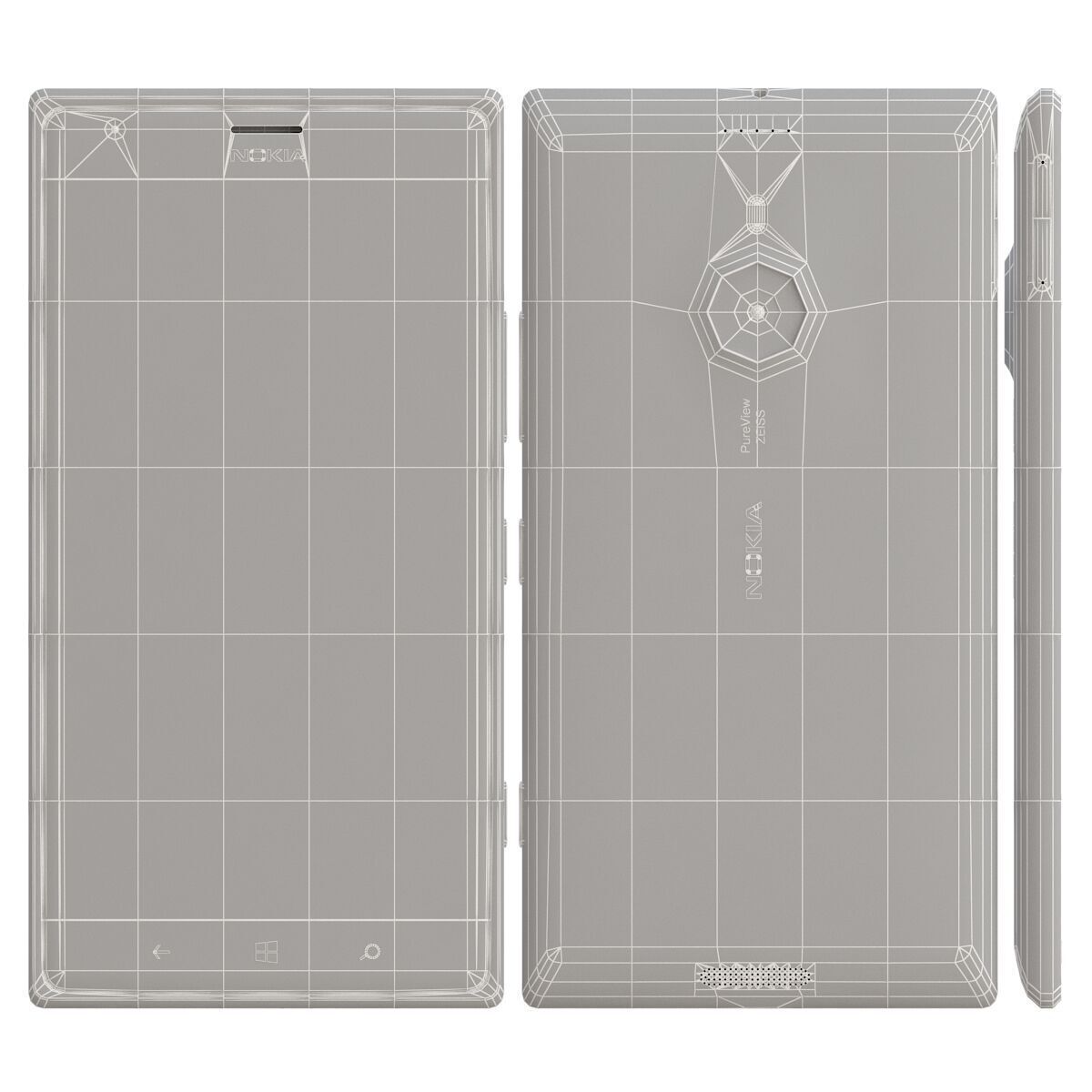 Nokia Lumia 1520 Yellow 3D model_14