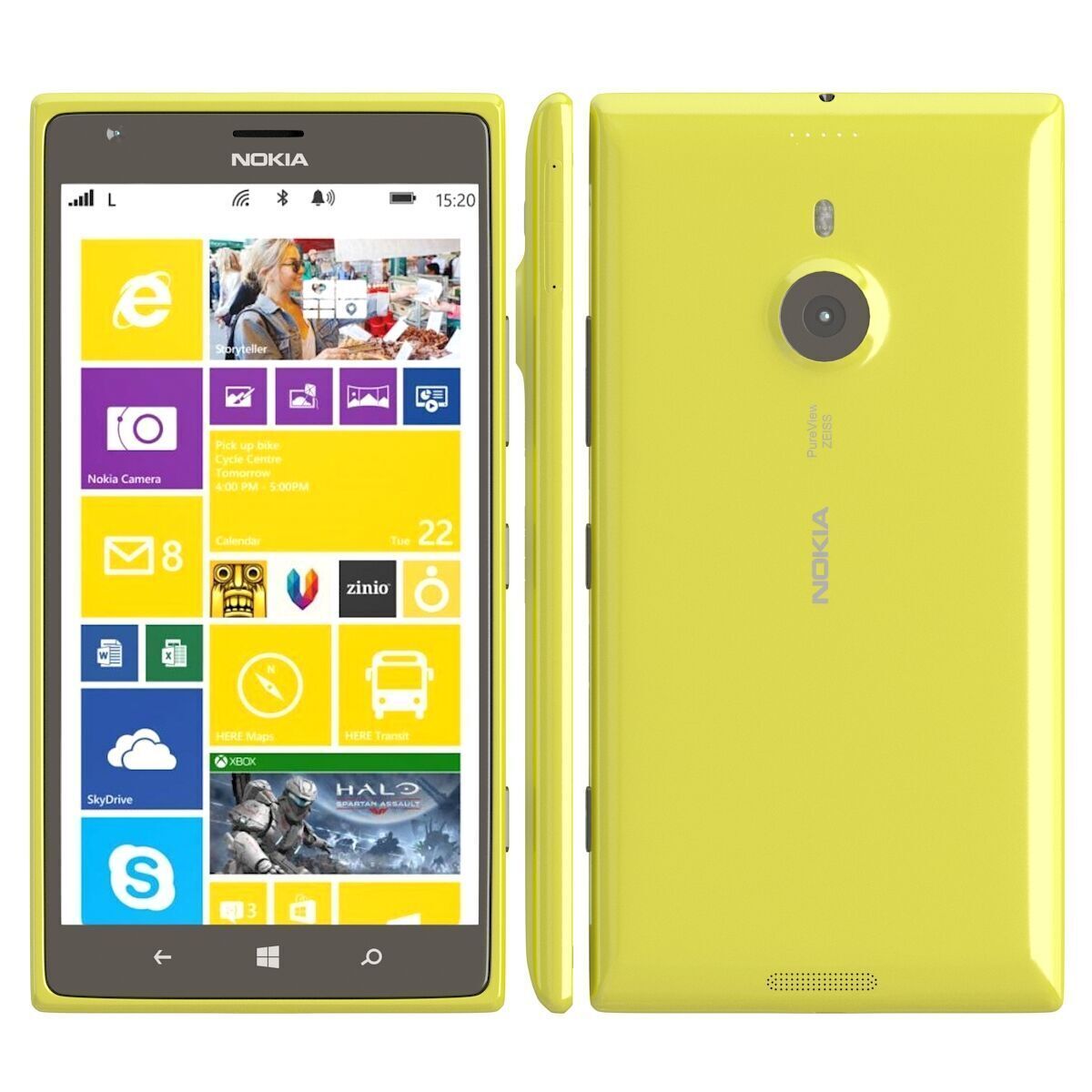 Nokia Lumia 1520 all color 3D model_23