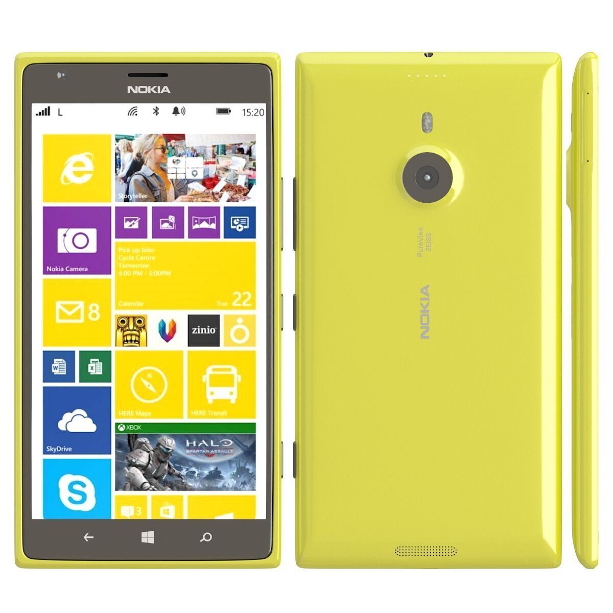Nokia Lumia 1520 all color 3D model_22