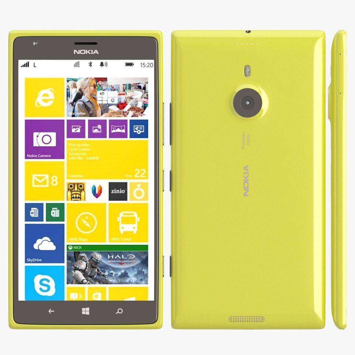 Nokia Lumia 1520 all color 3D model_21