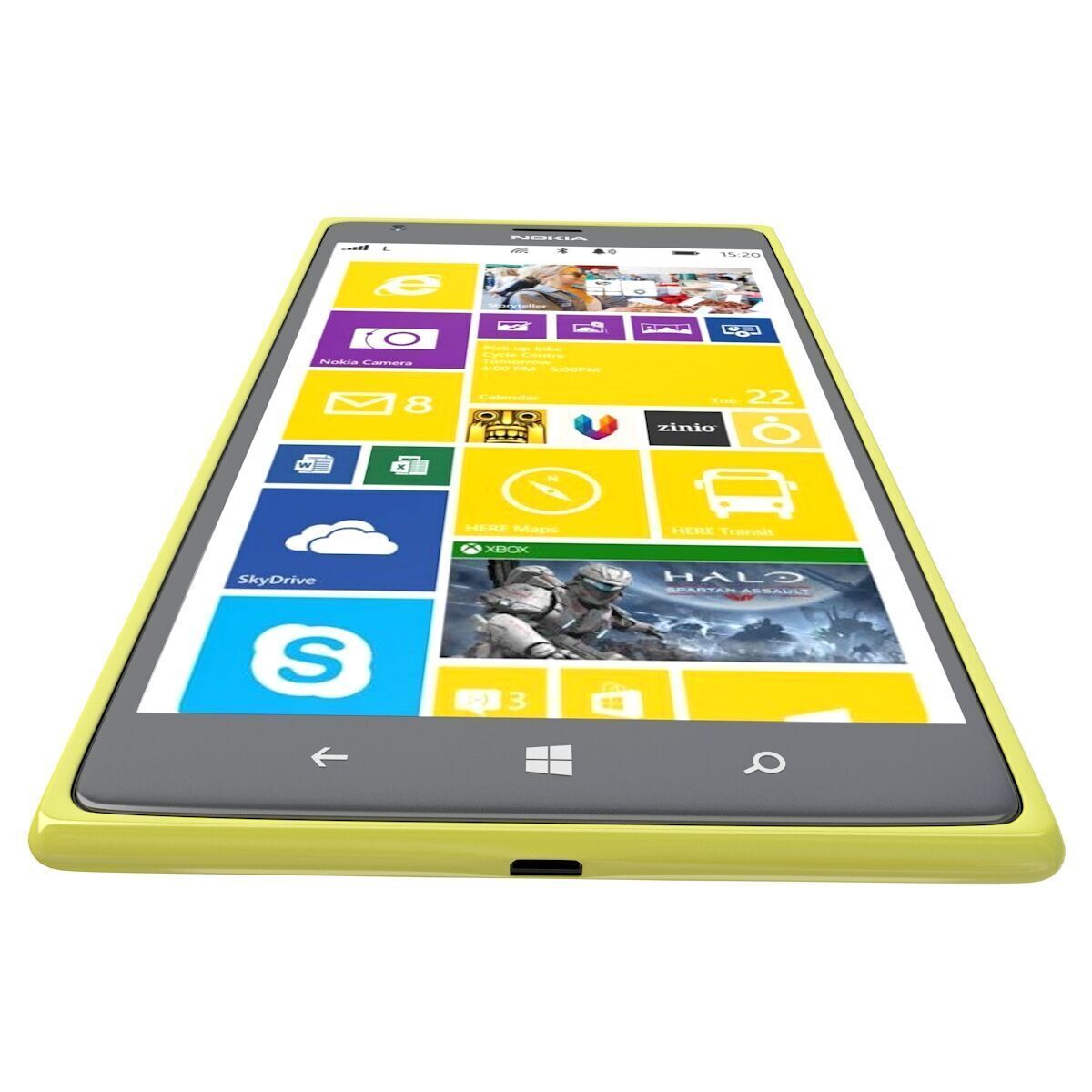Nokia Lumia 1520 all color 3D model_1