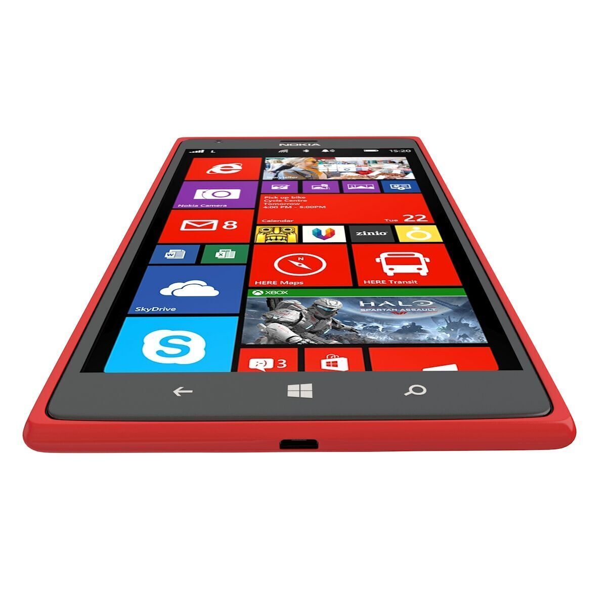Nokia Lumia 1520 all color 3D model_10