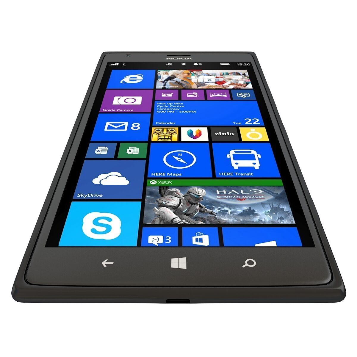 Nokia lumia 1520 black 3D model_7