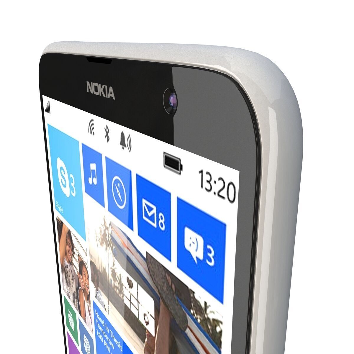Nokia Lumia 1320 white 3D model_4