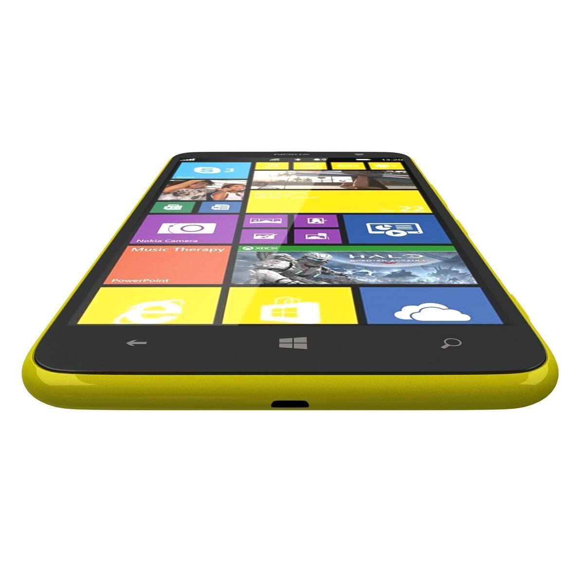 Nokia Lumia 1320 Yellow 3D model_5