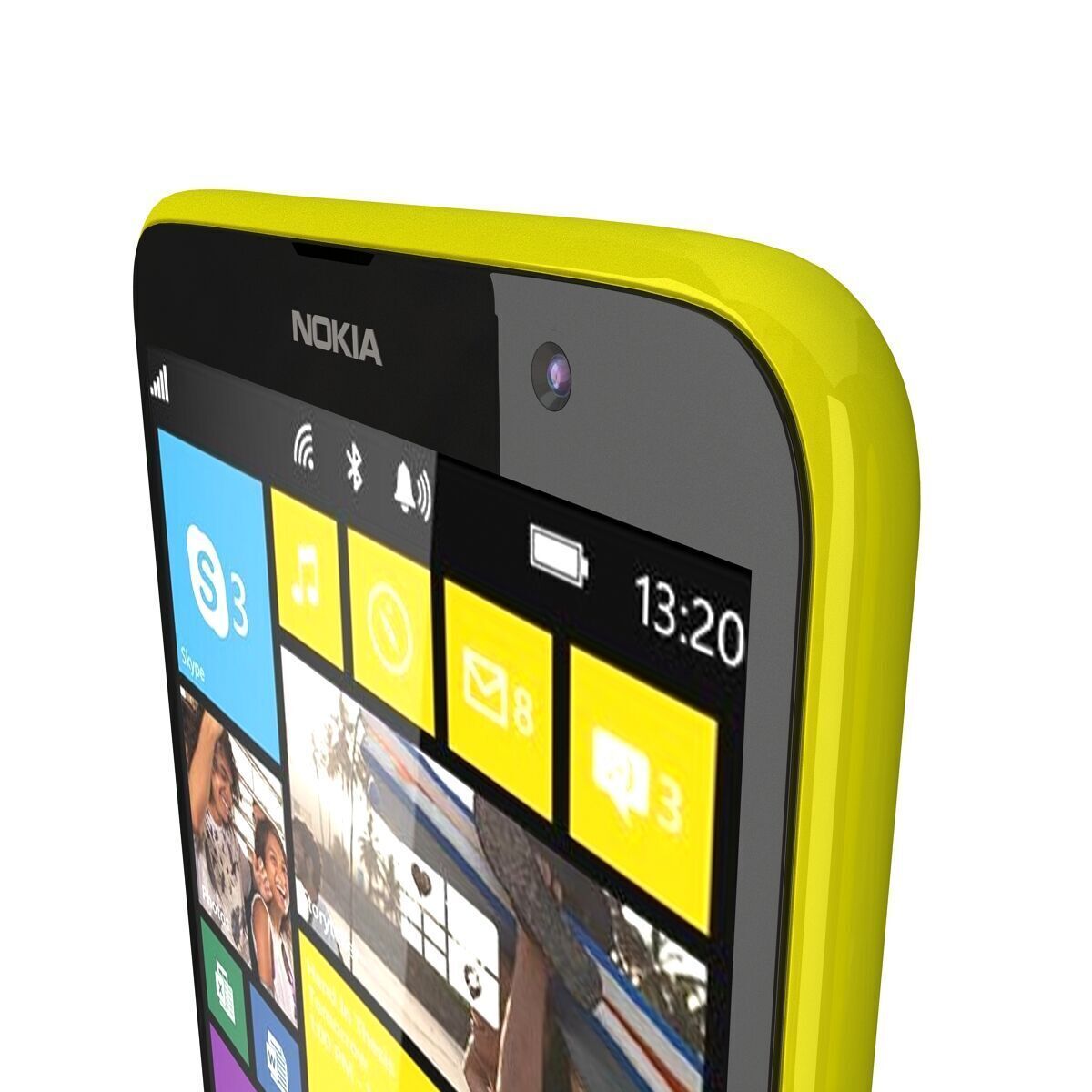 Nokia Lumia 1320 Yellow 3D model_4