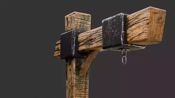 stylized street lamp