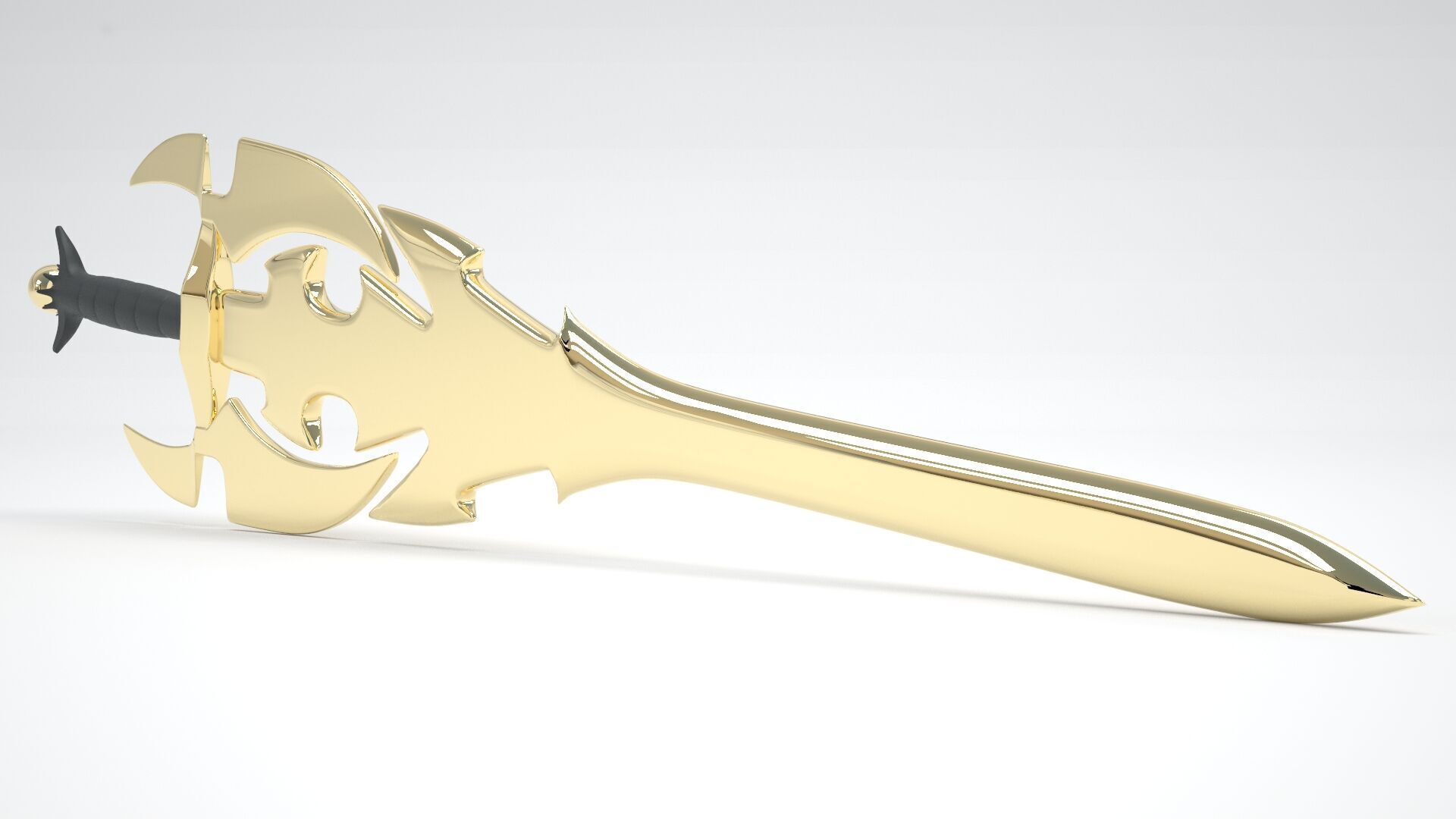 Sword of Darkness Gold 3D model_3