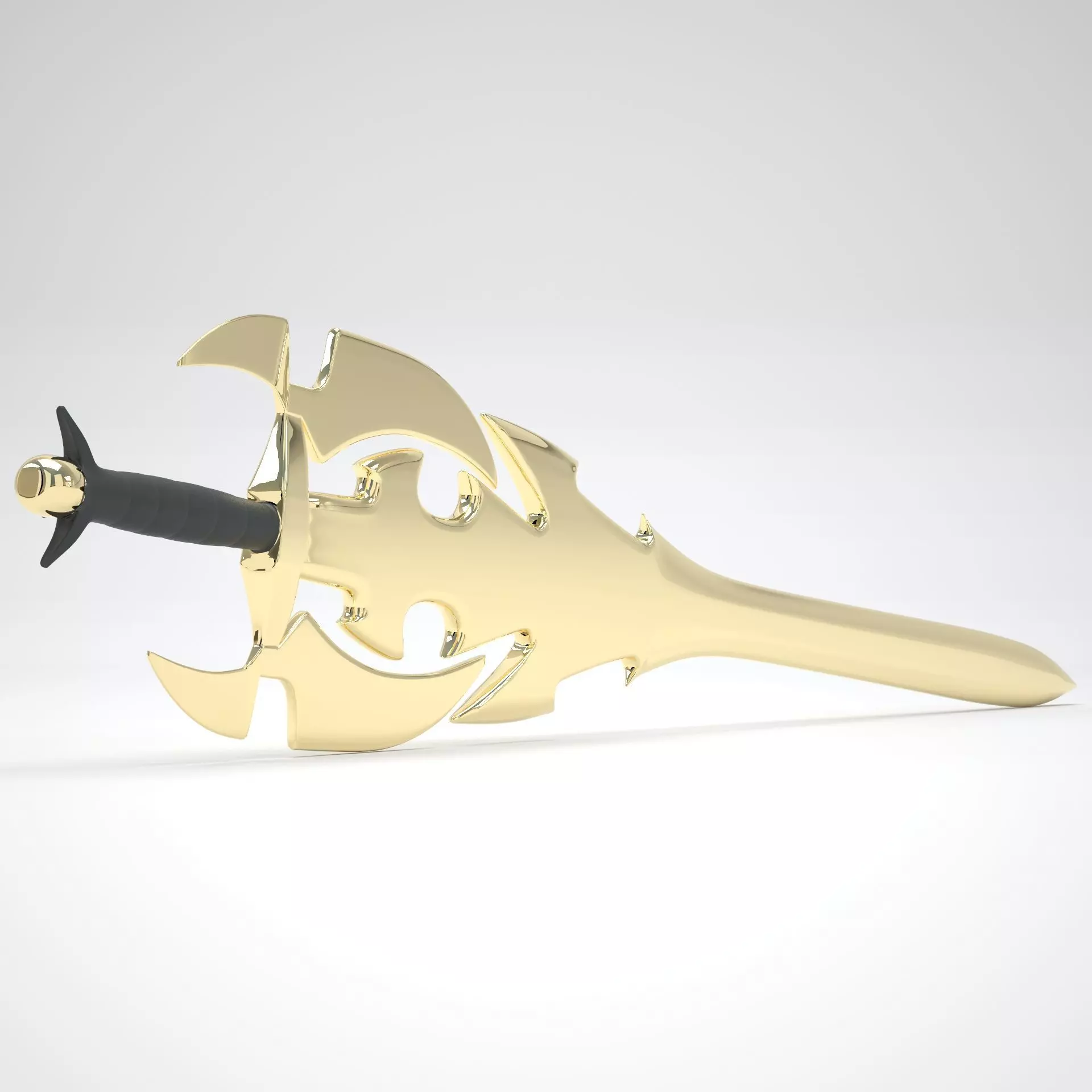 Sword of Darkness Gold 3D model_0