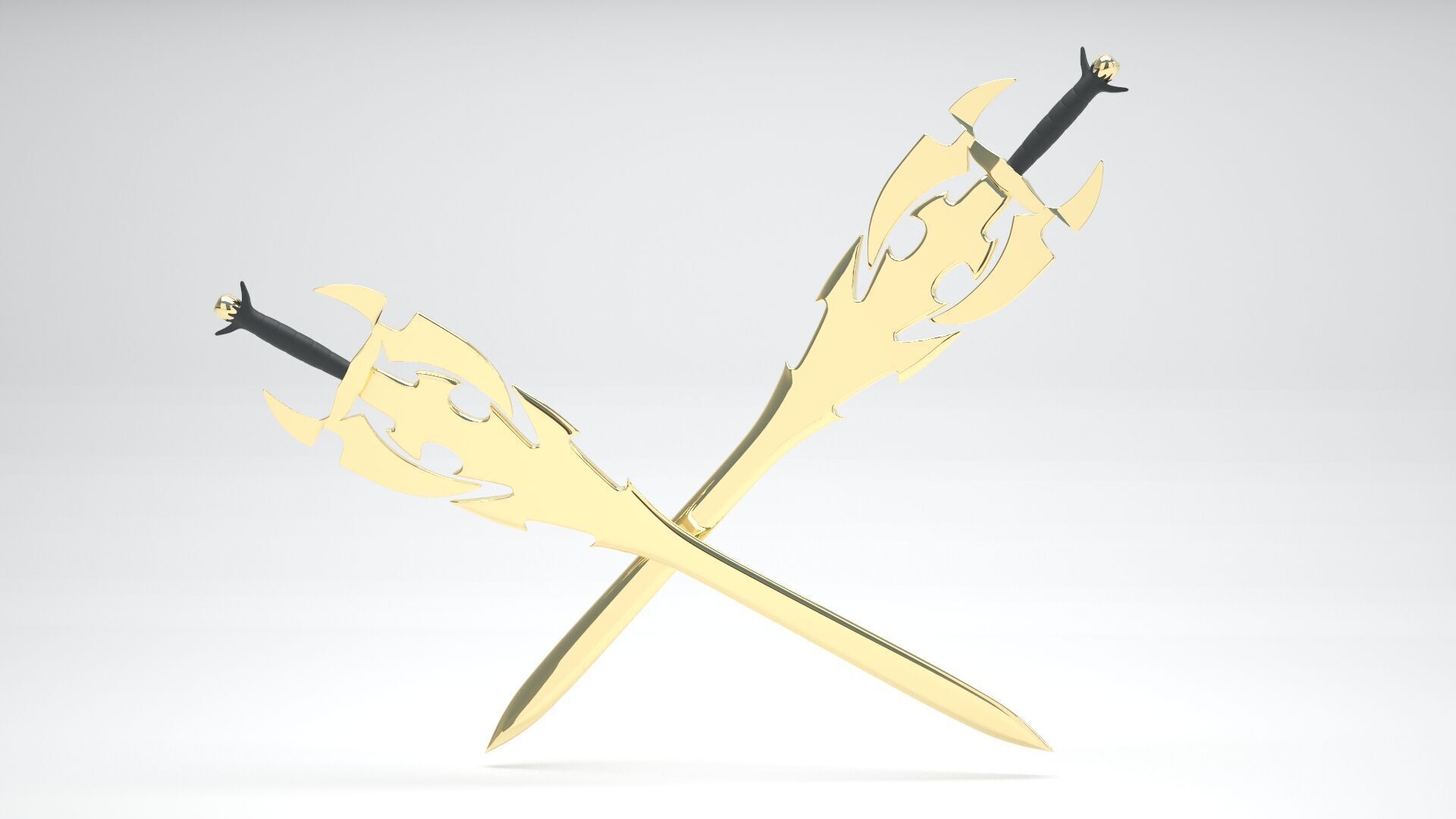 Sword of Darkness Gold 3D model_7