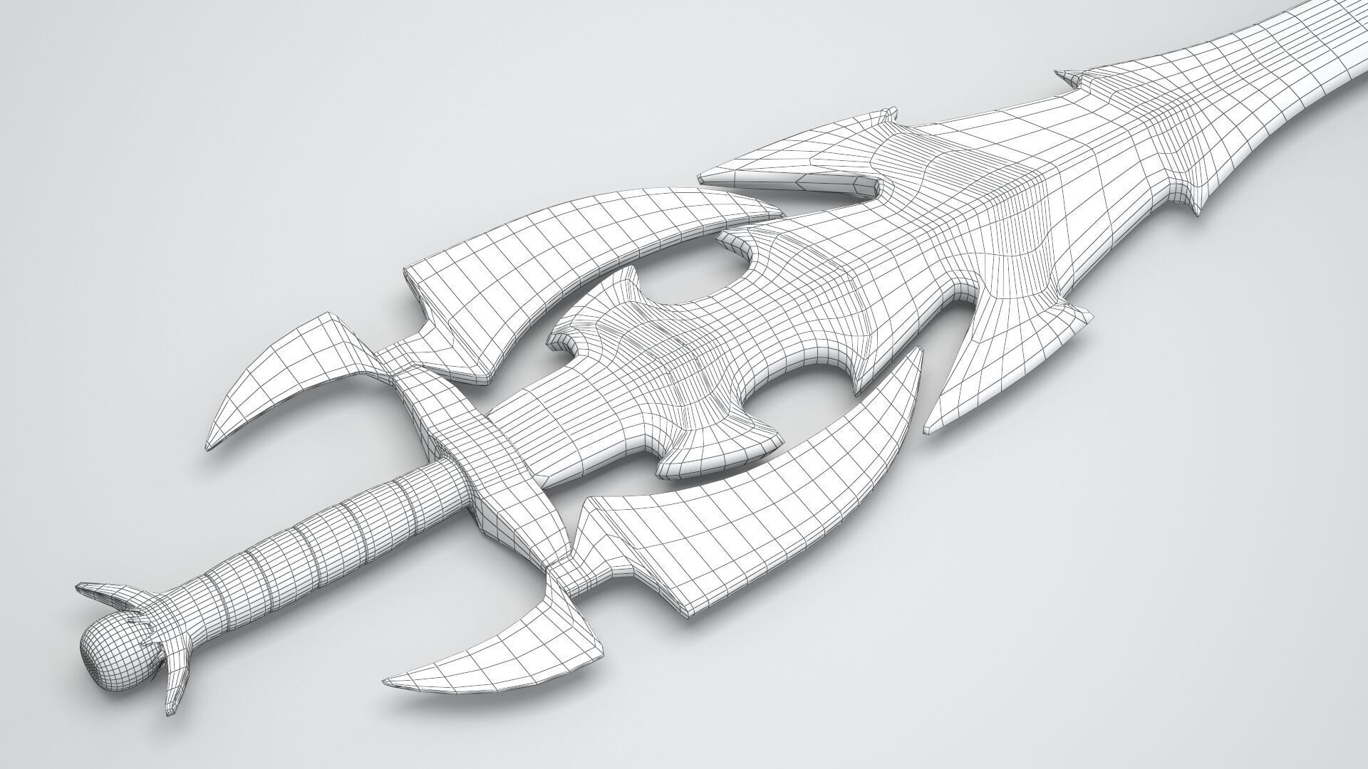 Sword of Darkness Gold 3D model_15