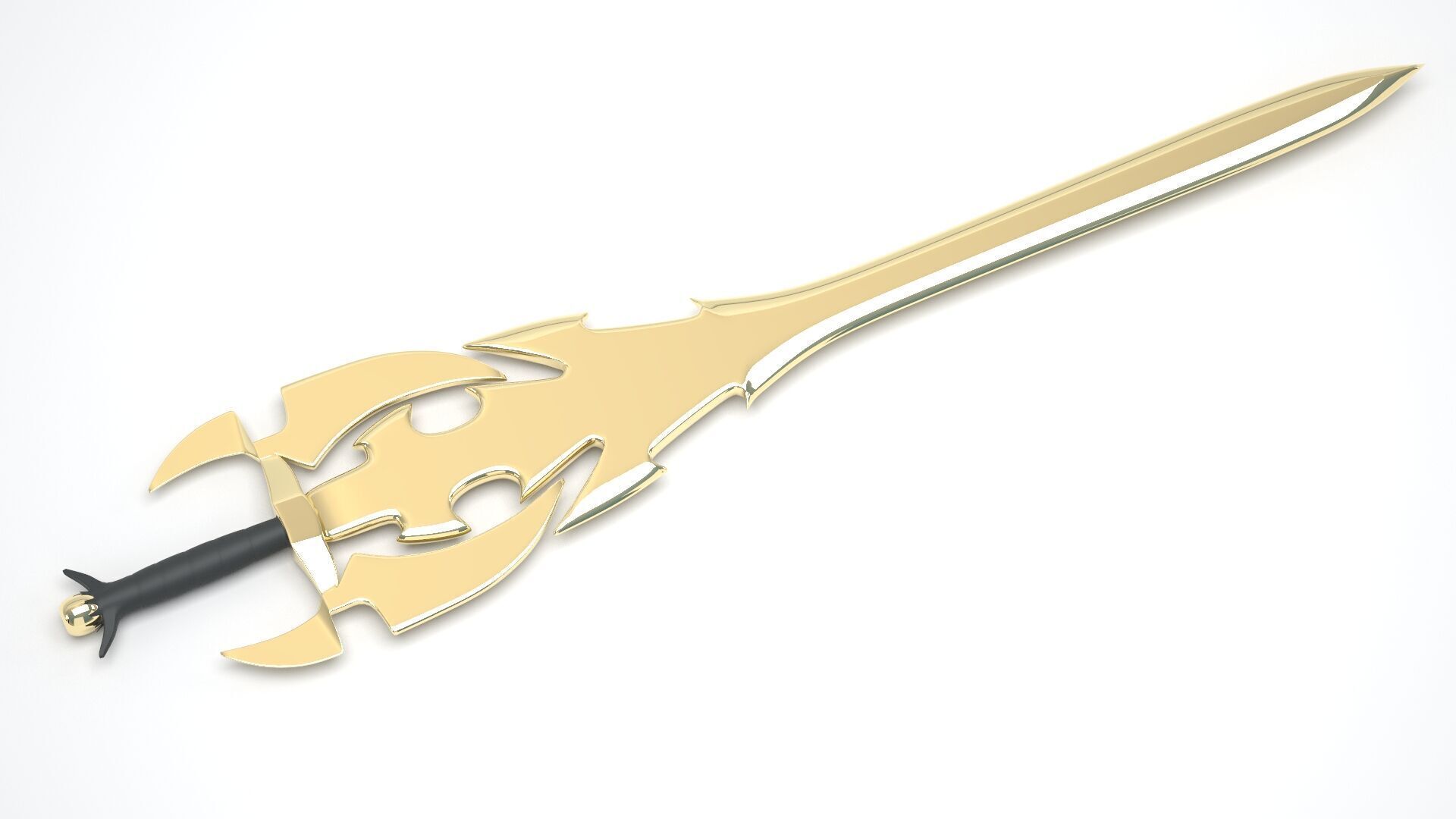 Sword of Darkness Gold 3D model_5