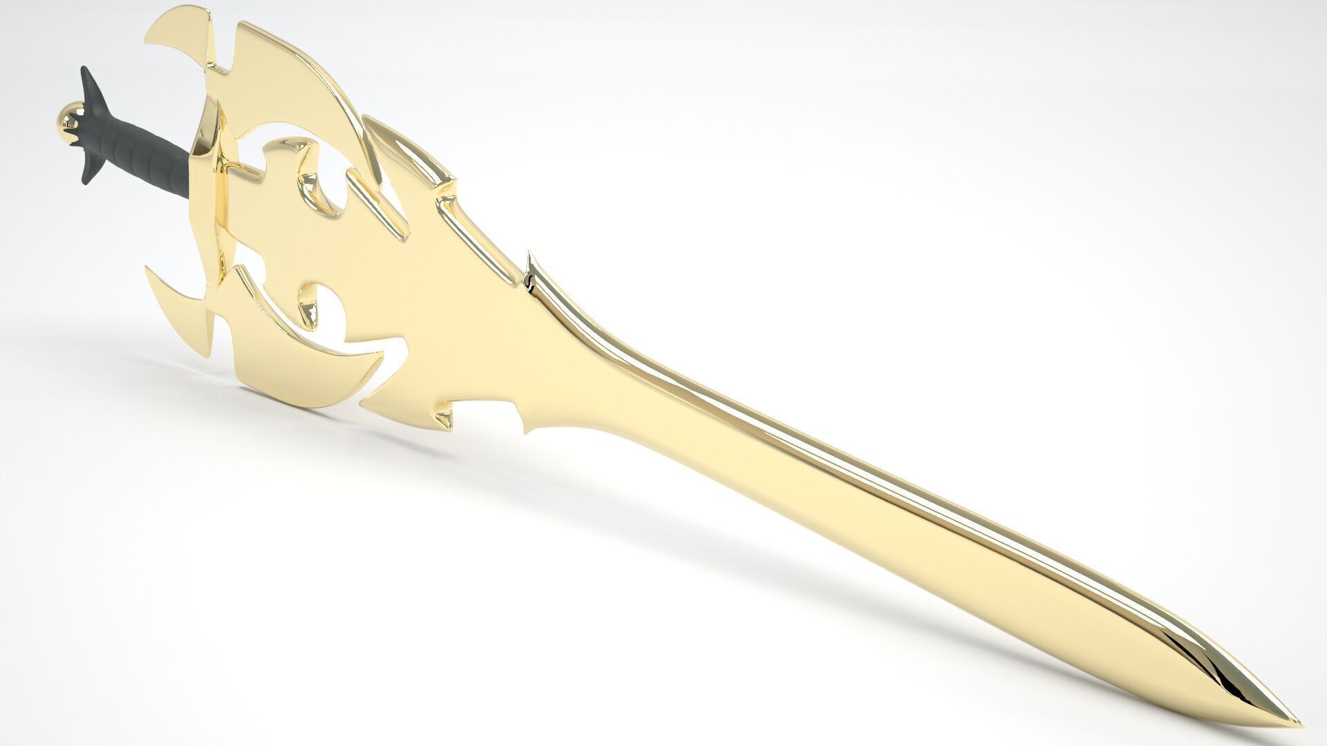 Sword of Darkness Gold 3D model_4