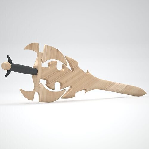 Wooden Sword of Darkness 3D model