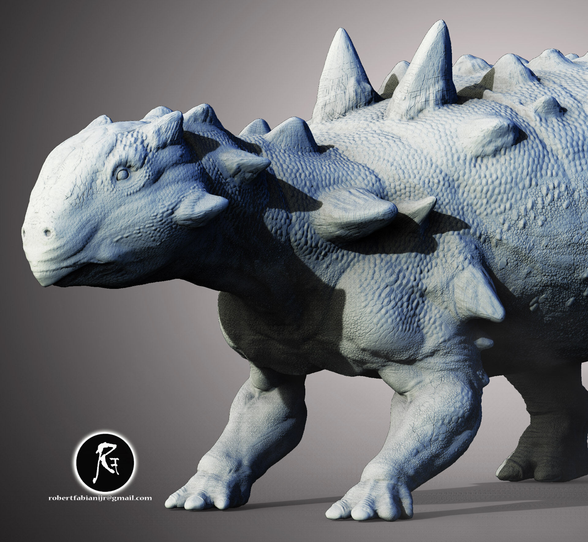 Euoplocephalus tutus Fortified Giant of the Late Cretaceous 3D print model_2