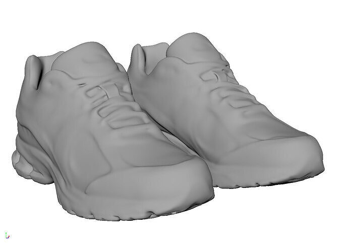 New Balance bape sta x New Balance 2002R Grey Low-poly 3D model