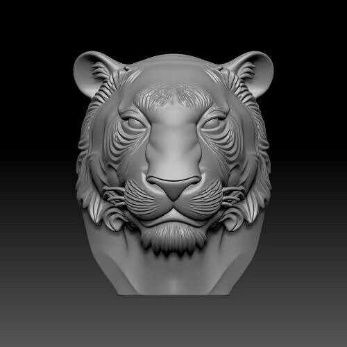 Tiger Head 3D model