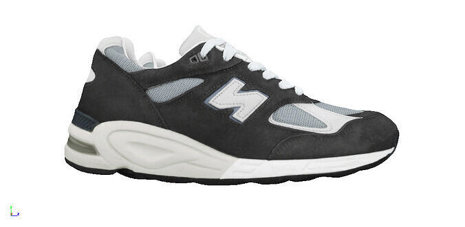 kith x new balance 990 v2 Low-poly 3D model