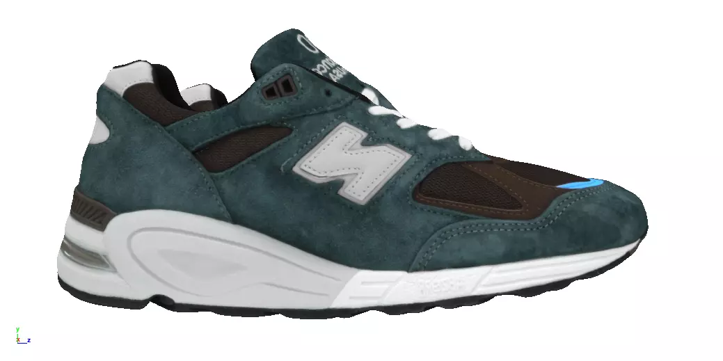 MADNESS x New Balance 990 v2 Low-poly 3D model