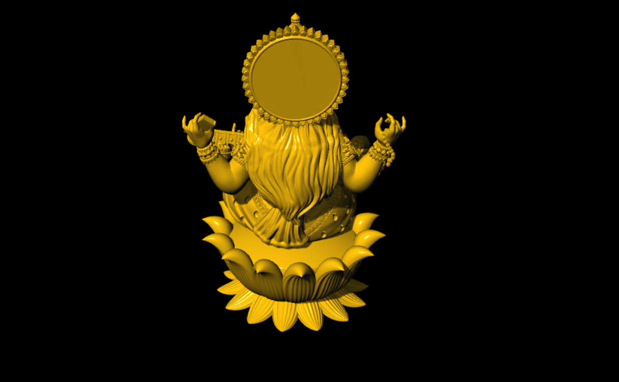SARASWATI 3D MODEL 3D print model_7