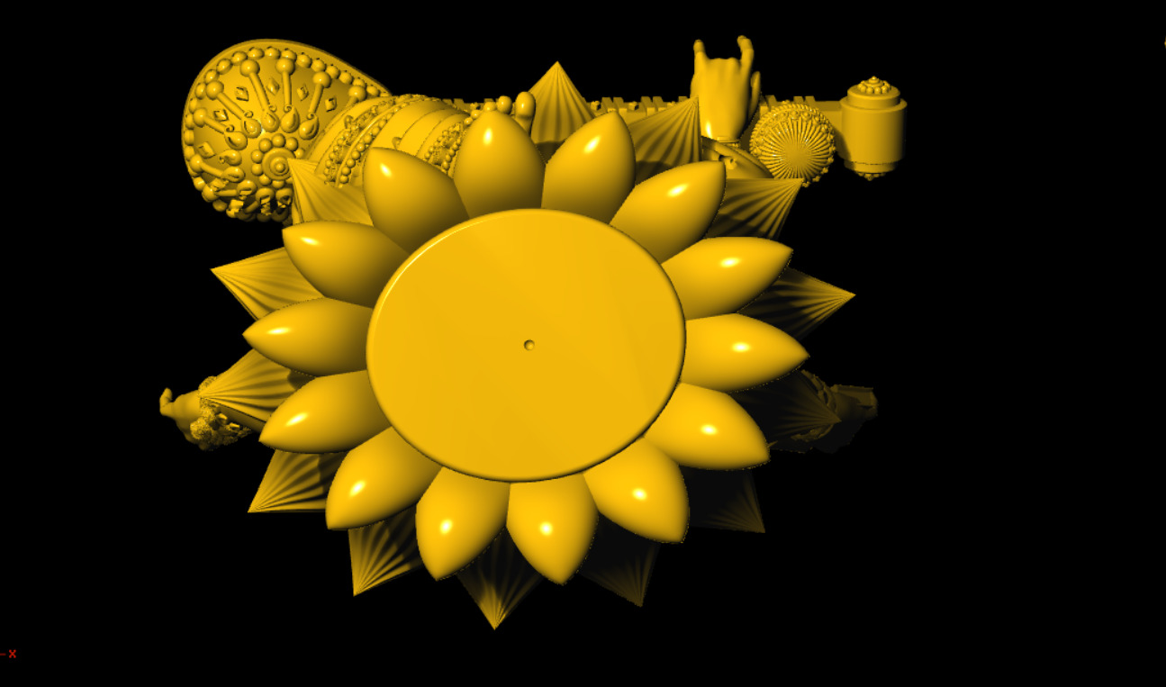 SARASWATI 3D MODEL 3D print model_3