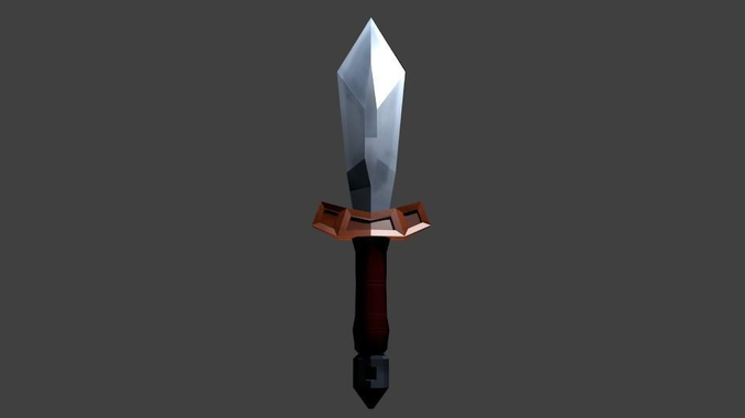 Fantasy Dagger - Low Poly Low-poly 3D model