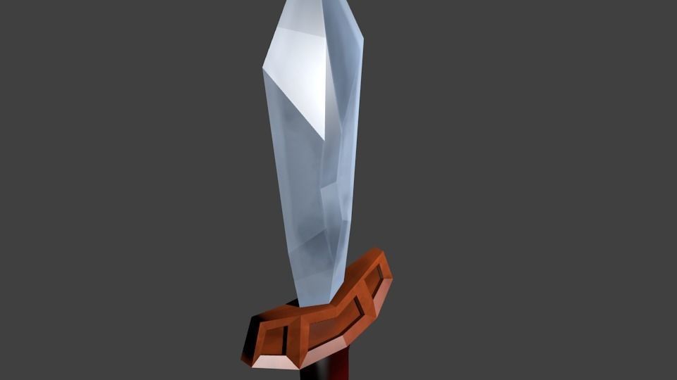 Fantasy Dagger - Low Poly Low-poly 3D model_4