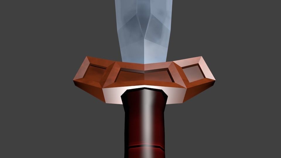 Fantasy Dagger - Low Poly Low-poly 3D model_5