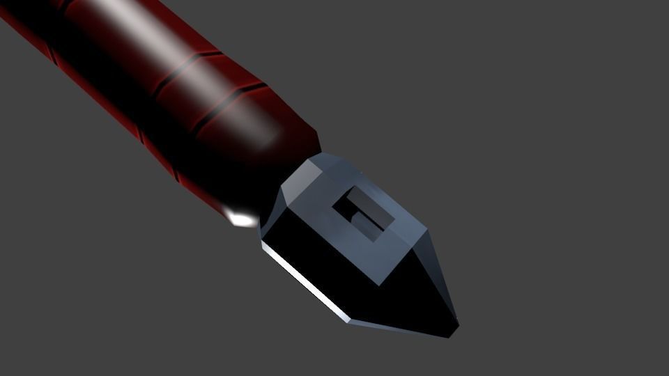 Fantasy Dagger - Low Poly Low-poly 3D model_9